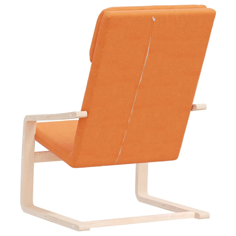 Fauteuil design simple chaise de canapé design moderne en tissu jaune DEC026705