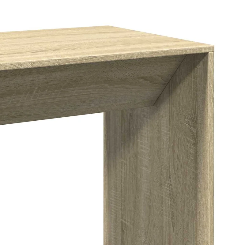 Table d’appoint multifonction 102 x 50 x 103,5 cm bois d'ingénierie couleur chêne DEC036440