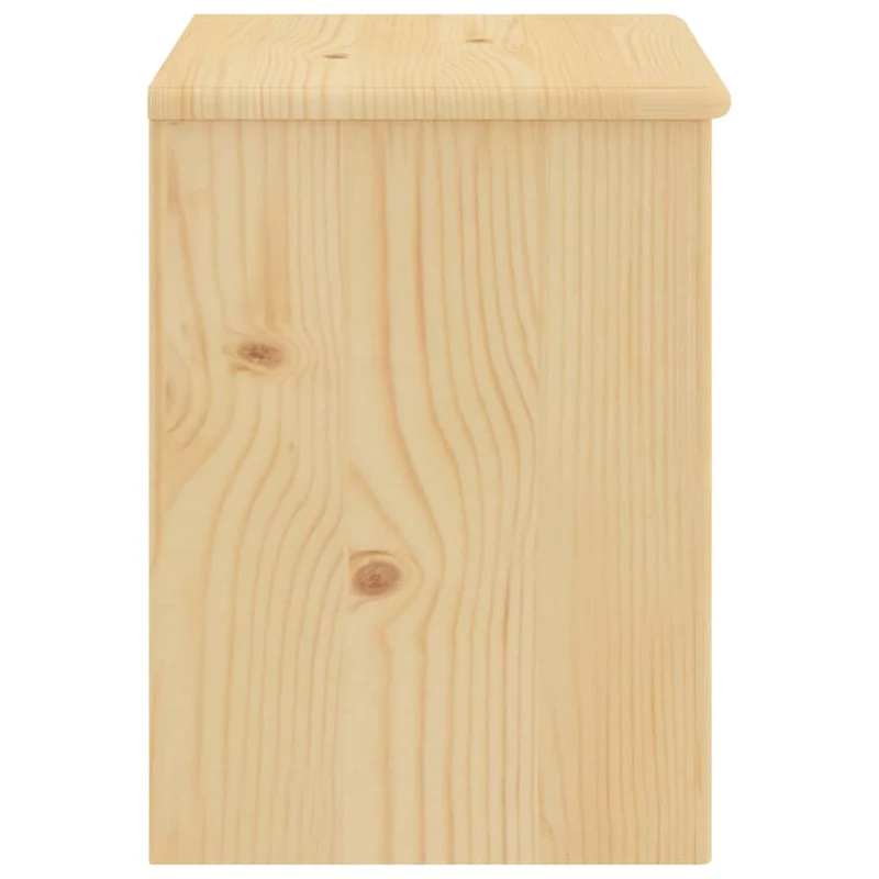 Table de chevet avec tiroir et compartiment ouvert 35 x 30 x 40 cm bois de pin DEC034339