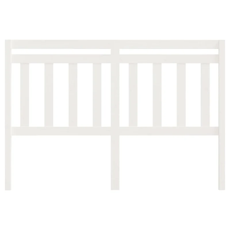 Tête de lit accessoire couchage chambre à coucher meuble 146 x 4 x 100 cm bois de pin blanc TDL0203851