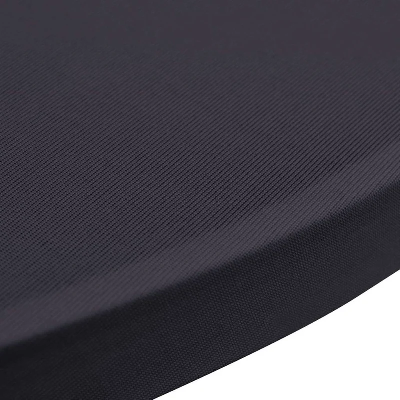 Housse de table extensible 2 pcs Ø70 cm Anthracite DEC022378