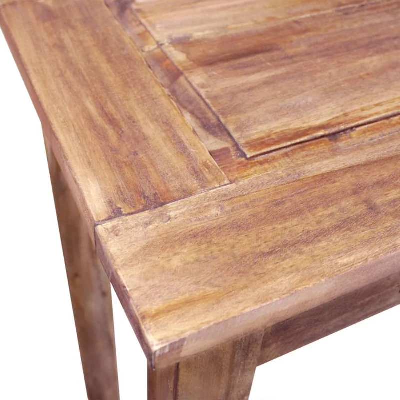 Table d'appoint console d'entrée meuble de salon avc tiroirs en bois d'acajou massif 123x42x75 cm DEC031733