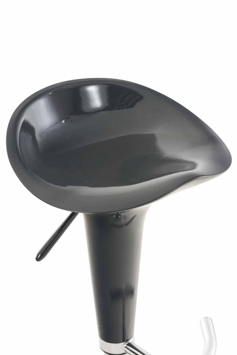 Lot de 2 tabourets de bar design gris pivotant et hauteur réglable TDB10035