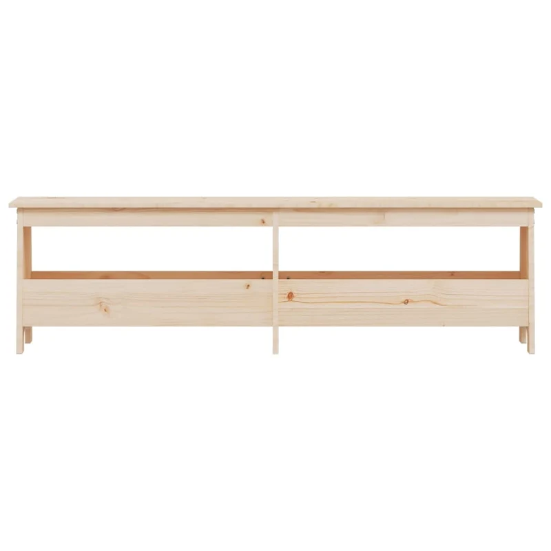 Banc banquette d'entrée 160 x 28 x 45 cm bois de pin non traité DEC024702