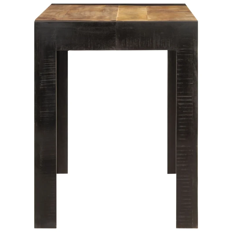 Table de salle à manger design rustique 120 x 60 x 76 cm bois de manguier massif DEC036658