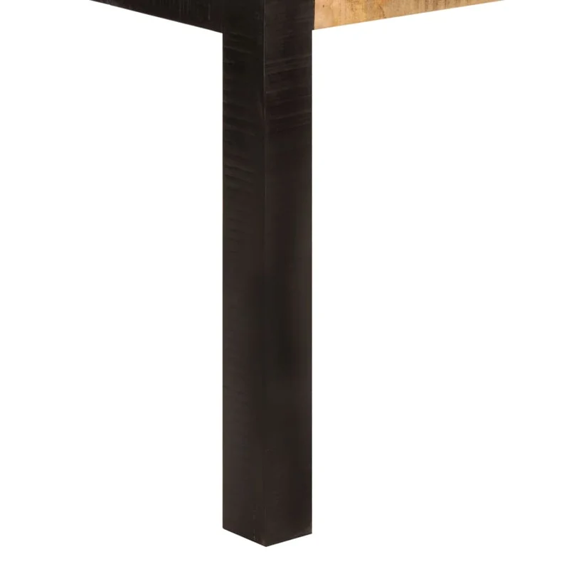 Table de salle à manger design rustique 120 x 60 x 76 cm bois de manguier massif DEC036658