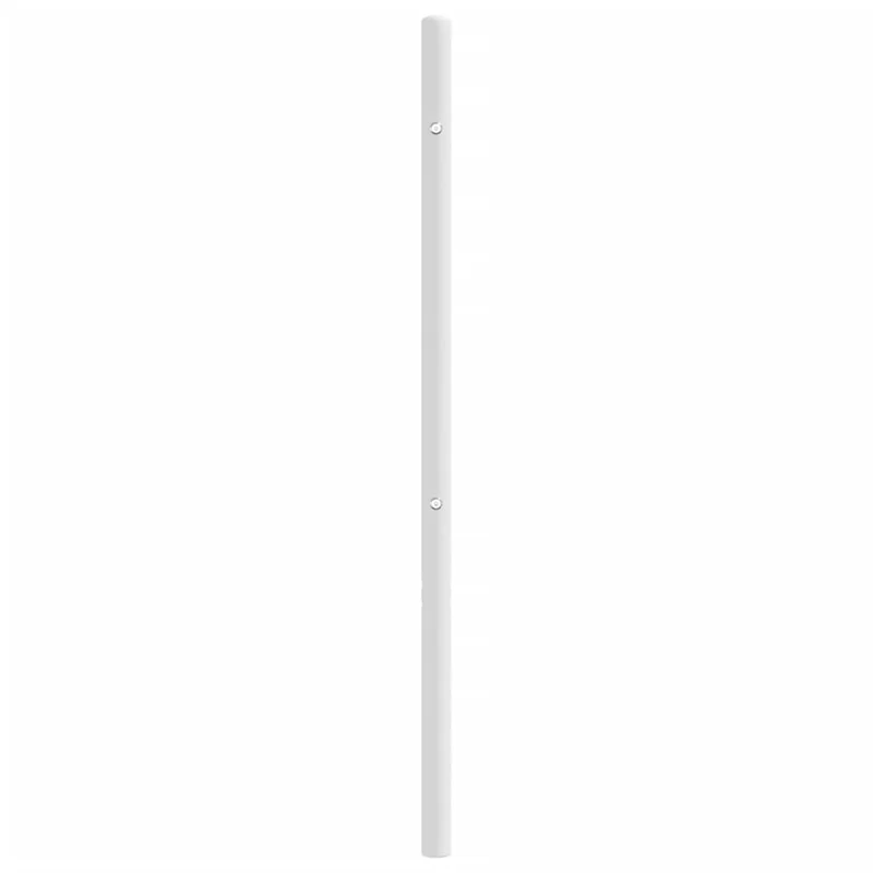 Tête de lit accessoire couchage chambre à coucher meuble 135 cm métal blanc TDL0202482