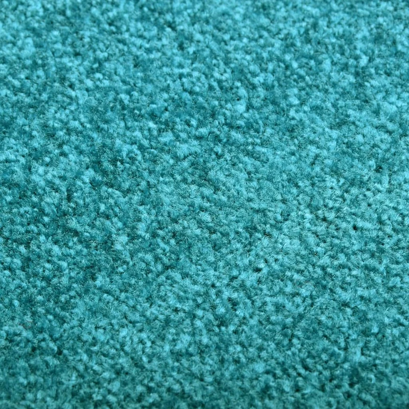 Paillasson lavable 40 x 60 cm polyamide turquoise PVC antidérapant DEC040613
