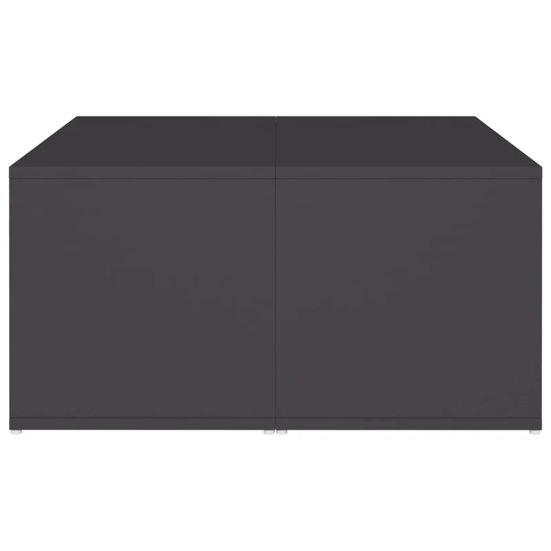 Set de 4 tables basses 33 x 33 x 33 cm bois d'ingénierie gris DEC040458