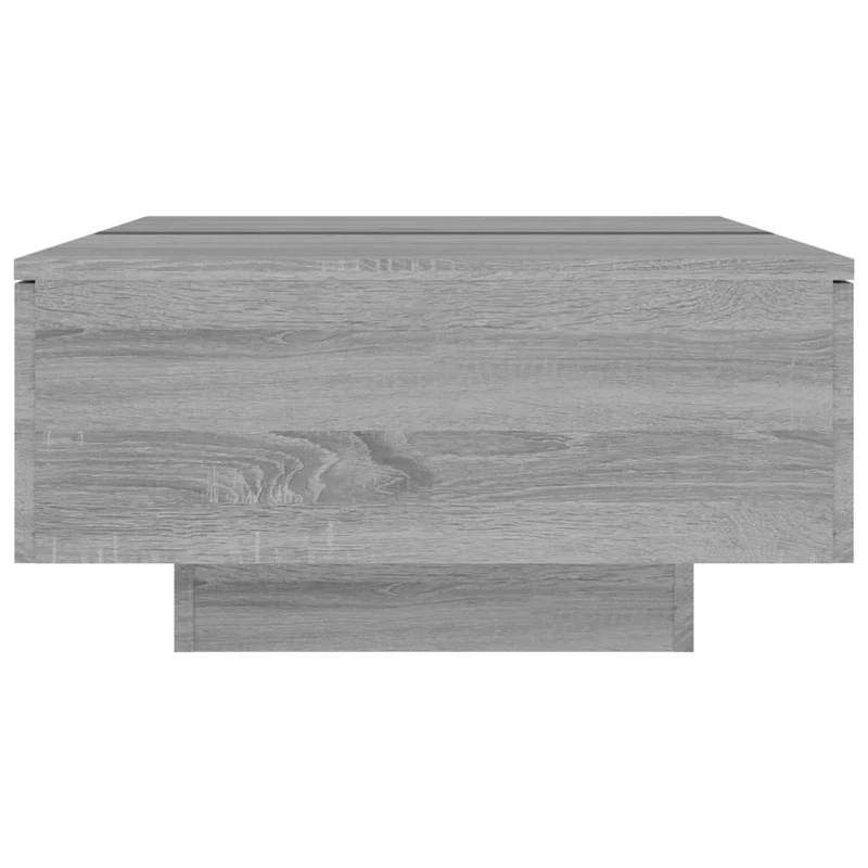 Table basse avec tiroirs 90 x 60 x 31 cm bois d'ingénierie gris DEC040160