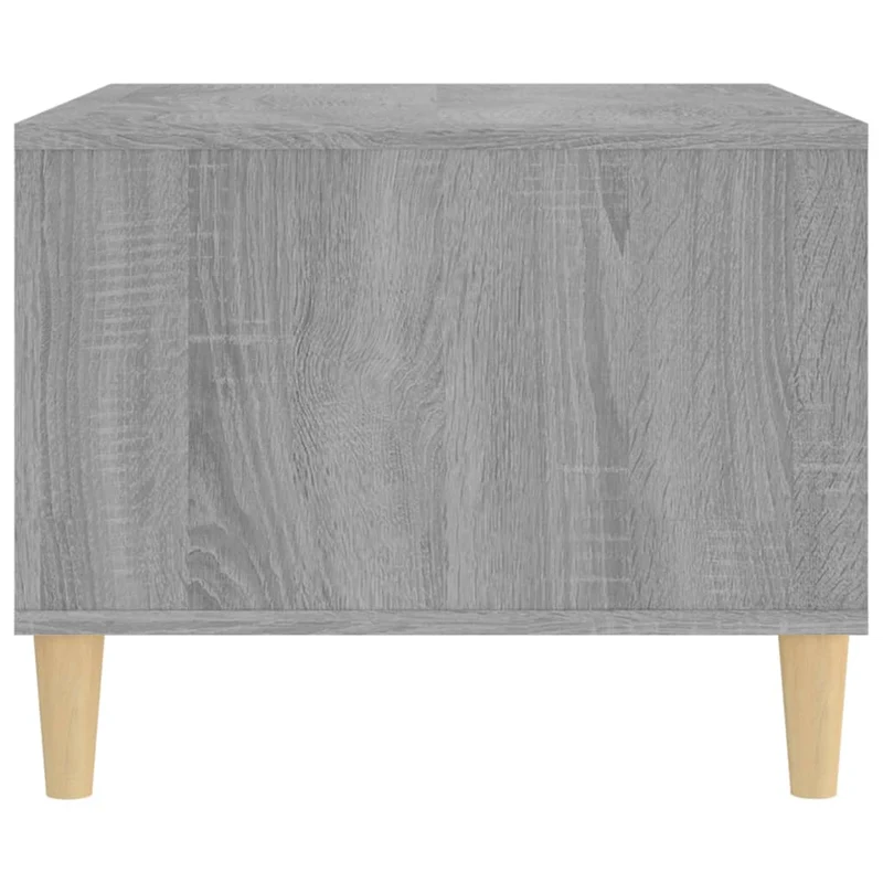 Table d'appoint 60 x 50 x 40 cm bois d'ingénierie gris DEC040064