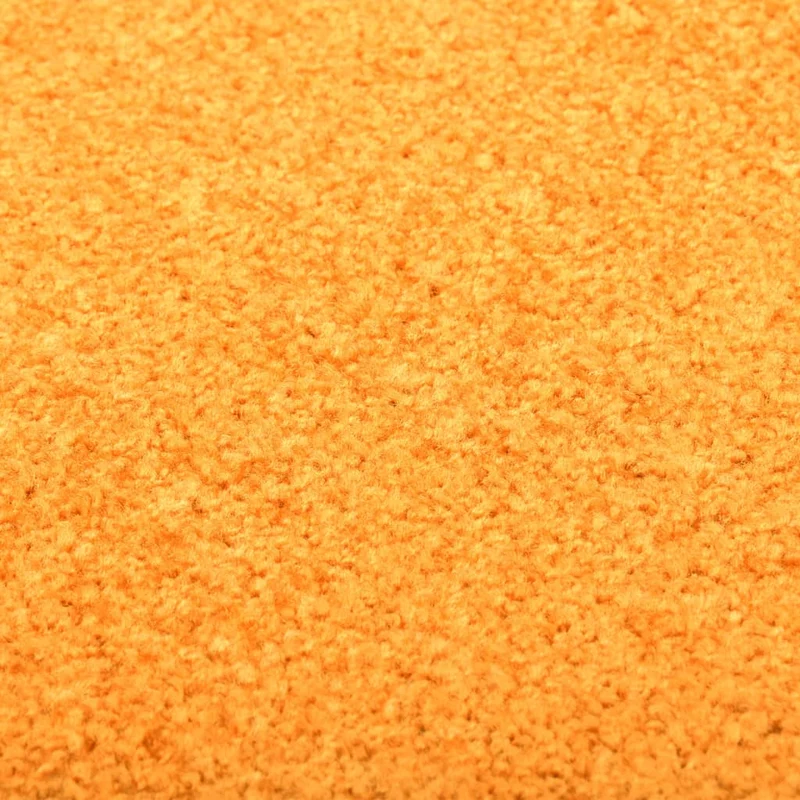 Paillasson lavable 120 x 180 cm polyamide orange PVC antidérapant DEC040625
