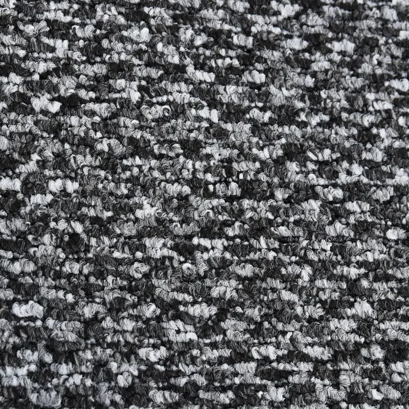 Paillasson de porte d'entrée 60 x 80 cm PP gris et vinyle dessous antidérapant DEC040595