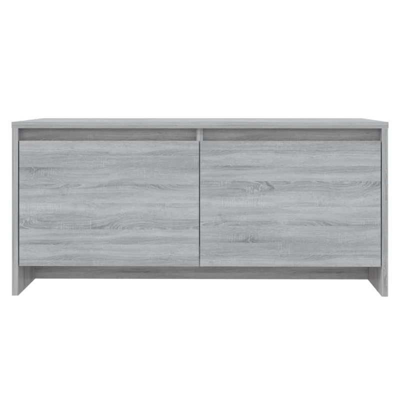 Table basse avec tiroirs 90 x 50 x 41,5 cm bois d'ingénierie gris DEC040155