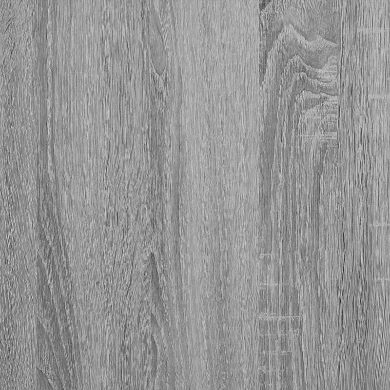 Table basse avec dessus relevable 90 x 44,5 x 45 cm bois d'ingénierie gris et métal DEC040117