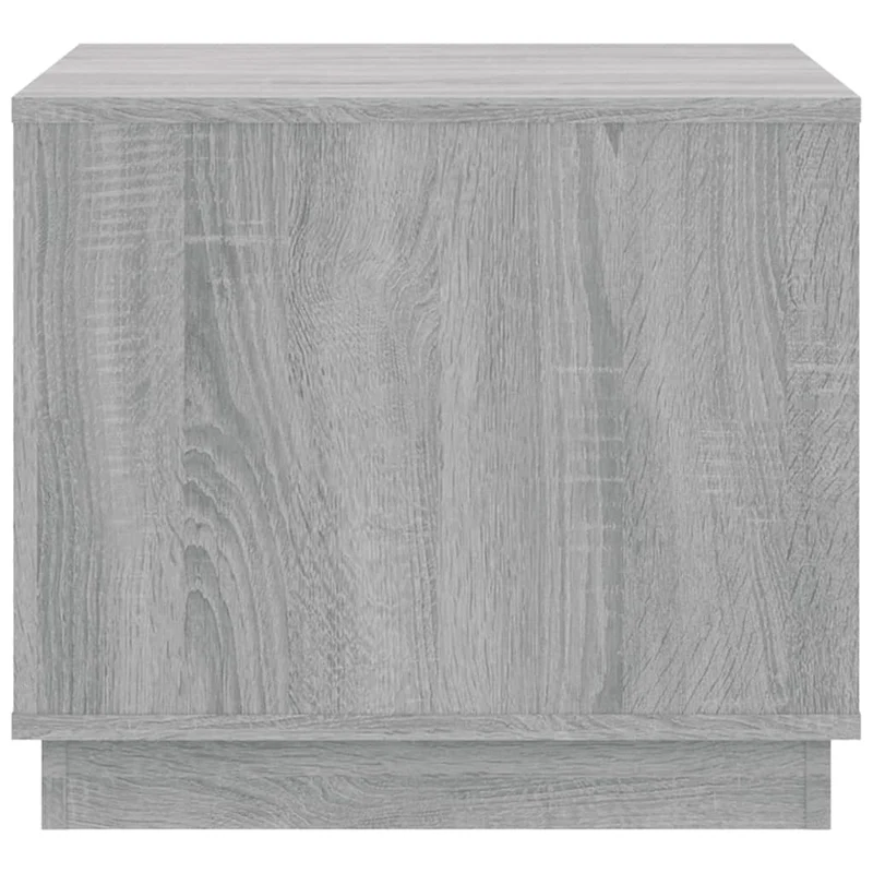 Table basse petit meuble d'appoint 51 x 50 x 44 cm bois d'ingénierie gris DEC040038
