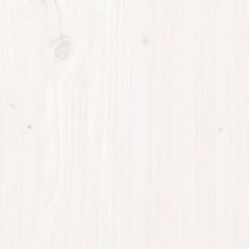 Lot de 2 tables d'appoint chevet en bois de pin massif blanc DEC040487