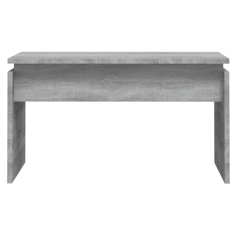Table basse table d'appoint 68 x 50 x 38 cm bois d'ingénierie gris DEC040074