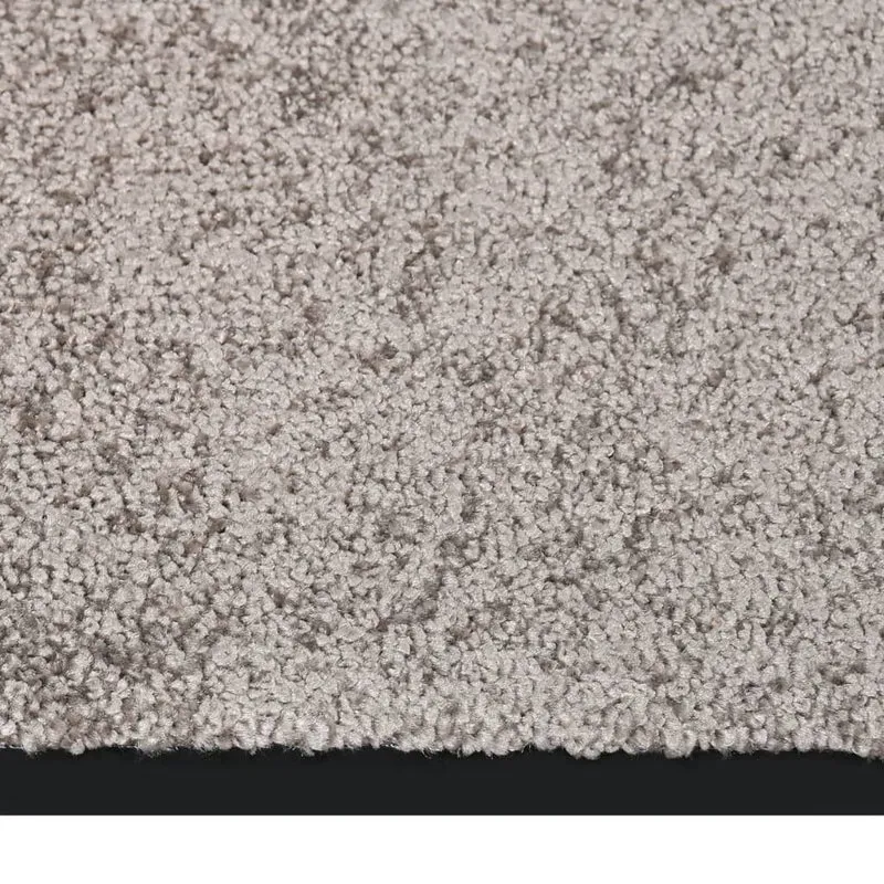 Paillasson dessous antidérapant 40 x 60 cm PP torsadé gris et vinyle DEC040593