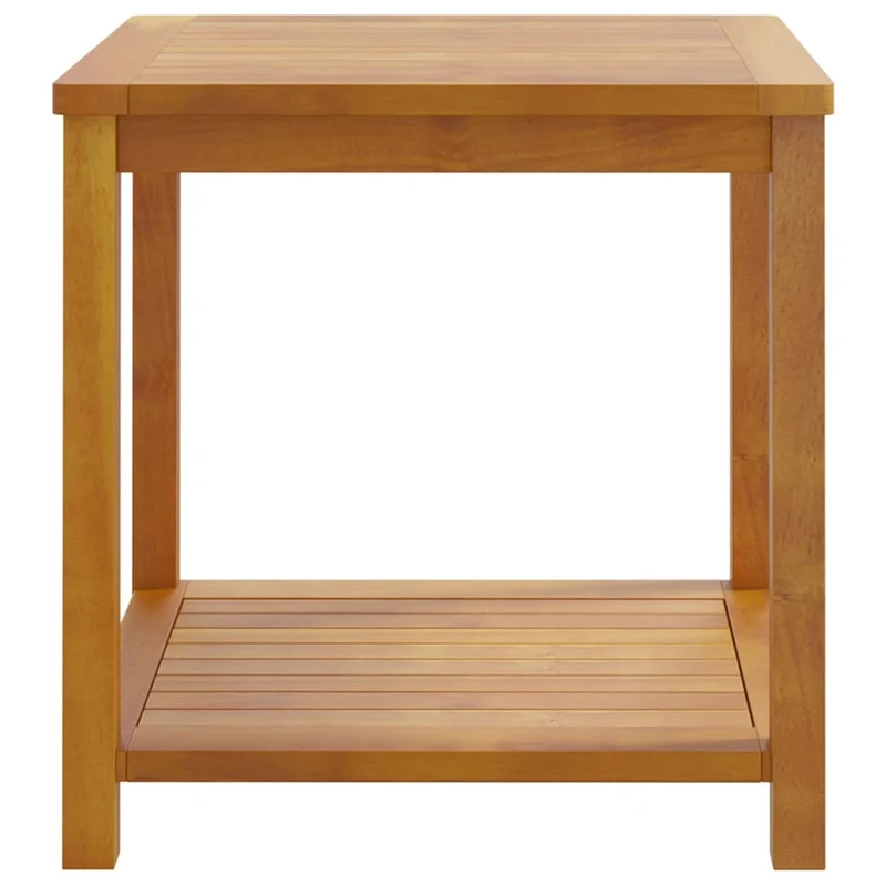 Table d'appoint en bois d'acacia massif 45 x 45 x 45 cm DEC040261
