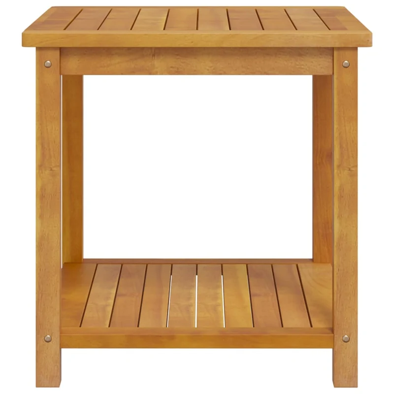 Table d'appoint en bois d'acacia massif 45 x 45 x 45 cm DEC040261