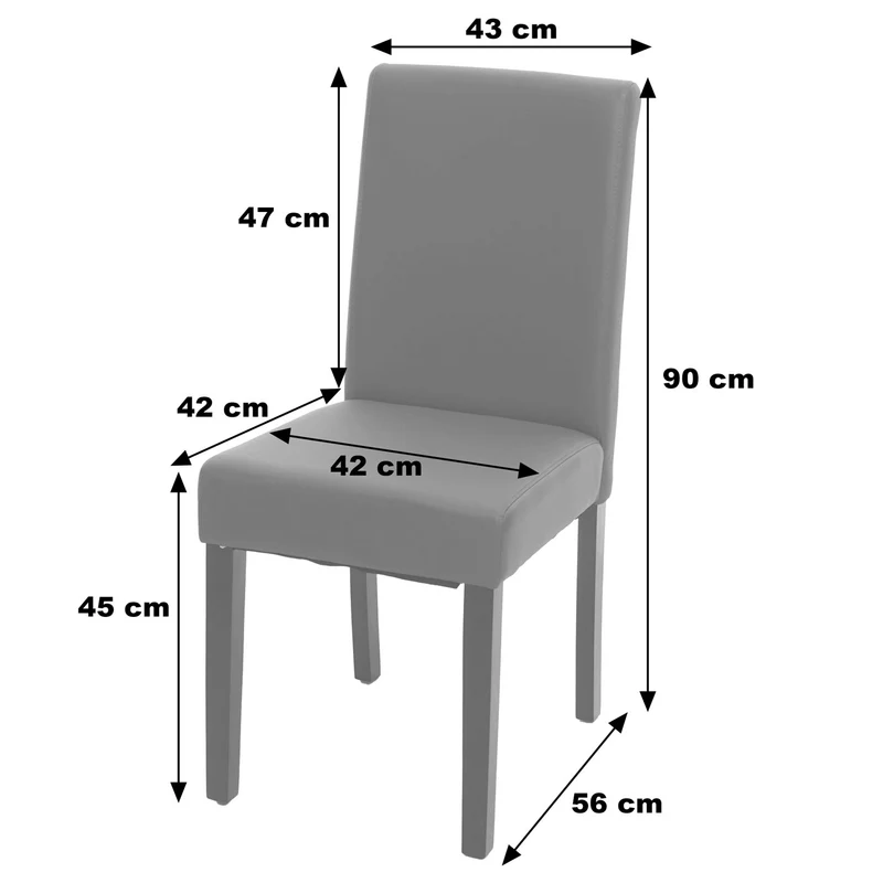 Chaise de salle à manger cuisine en cuir crème pieds en bois clair style moderne 04_0002331