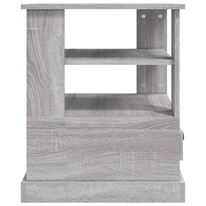 Table d'appoint meuble d'appoint 50 x 50 x 60 cm bois d'ingénierie gris DEC032537