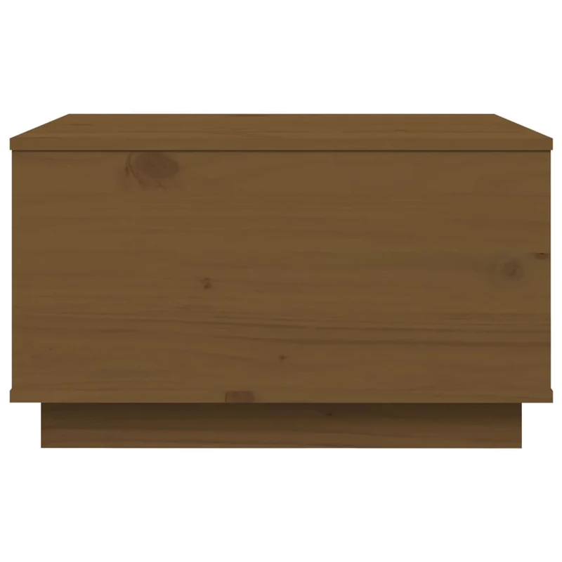Table basse avec plateau relevable design rustique moderne 60 x 50 x 35 cm bois massif de pin marron DEC039487