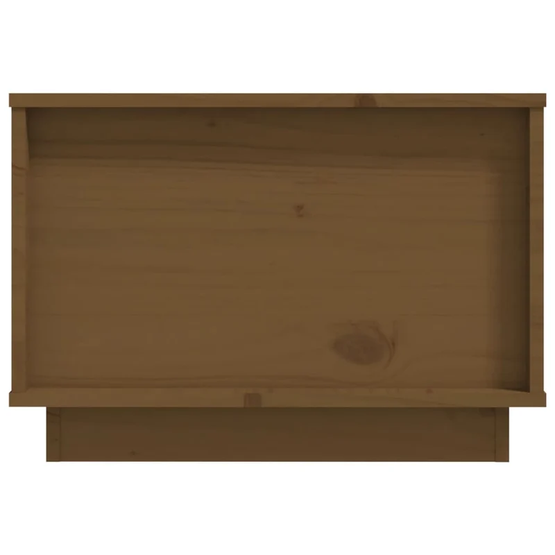 Table basse avec plateau relevable design rustique moderne 60 x 50 x 35 cm bois massif de pin marron DEC039487