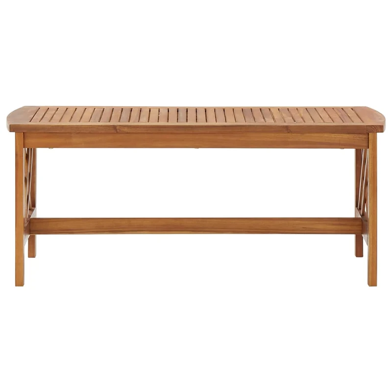 Table basse de salon design rustique 102 x 50 x 43 cm bois d'acacia DEC036969