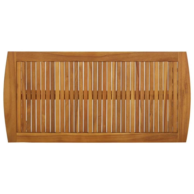Table basse de salon design rustique 102 x 50 x 43 cm bois d'acacia DEC036969