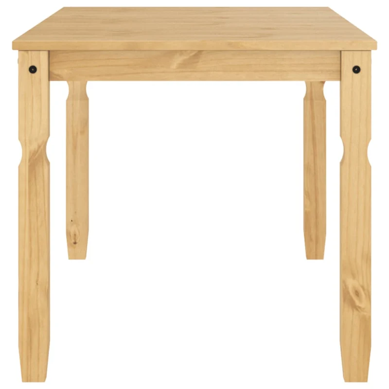 Table de salle à manger design rustique 160 x 80 x 75 cm bois massif de pin DEC036852