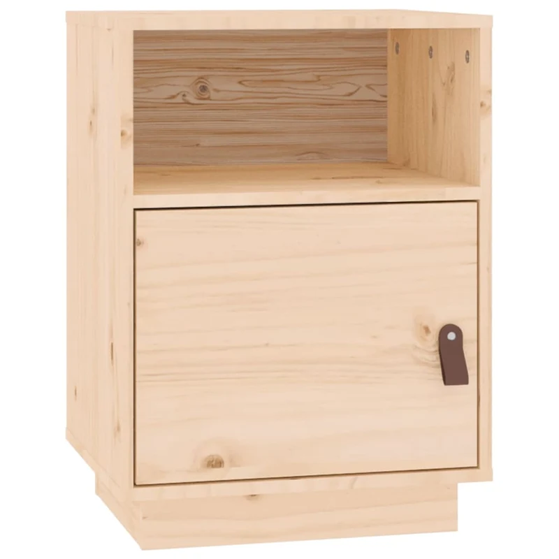 Tables de chevet 2 pcs 40 x 34 x 55 cm bois de pin massif brun DEC034806