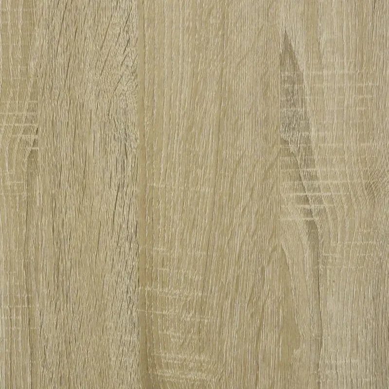 Table d'appoint bout de canapé forme de C 50 x 35 x 52 cm bois d'ingénierie et acier DEC032419