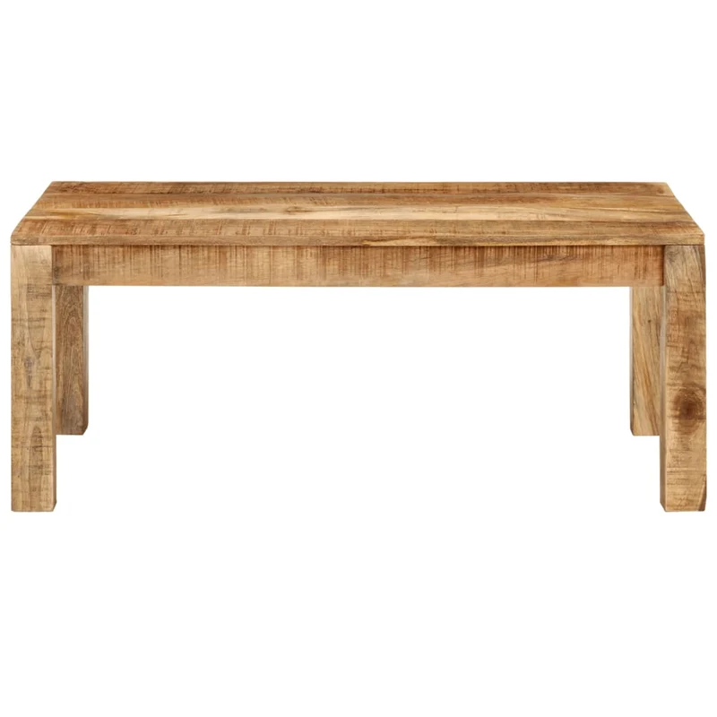 Table basse de salon design rustique 100 x 55 x 40 cm bois de manguier massif DEC036953
