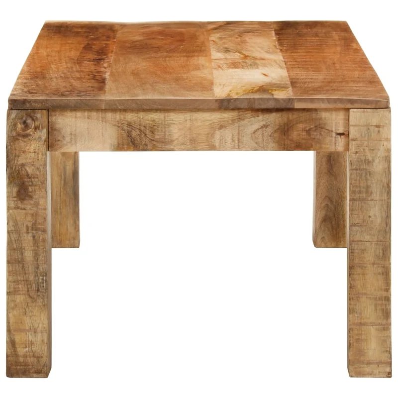 Table basse de salon design rustique 100 x 55 x 40 cm bois de manguier massif DEC036953