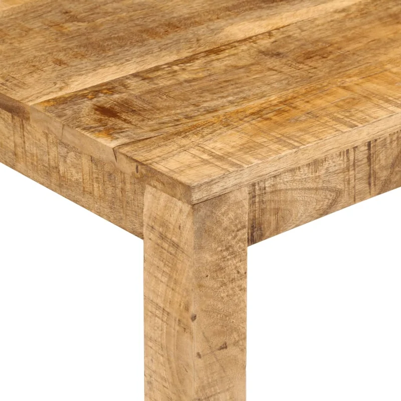 Table basse de salon design rustique 100 x 55 x 40 cm bois de manguier massif DEC036953