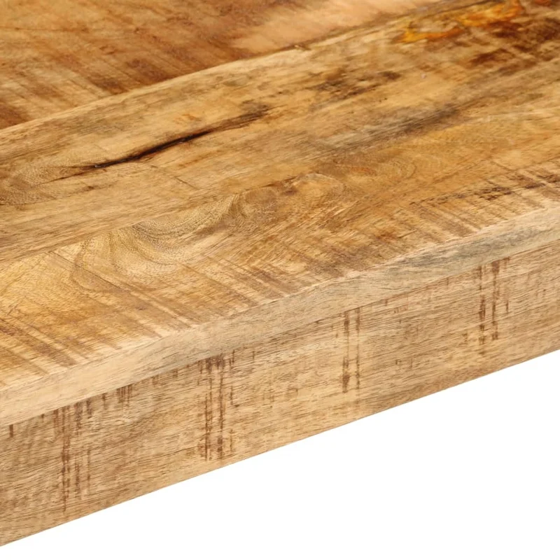 Table basse de salon design rustique 100 x 55 x 40 cm bois de manguier massif DEC036953