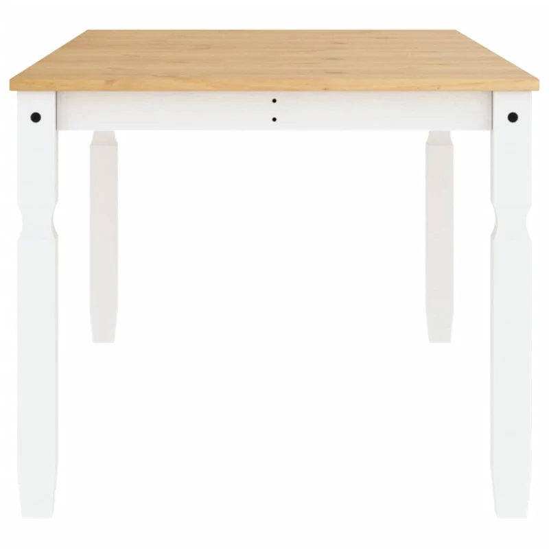 Table de salle à manger design moderne 180 x 90 x 75 cm bois massif de pin DEC036856