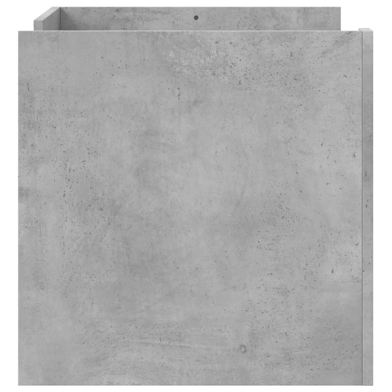 Table basse avec étagères design moderne 80 x 50 x 50 cm bois d'ingénierie gris DEC039343