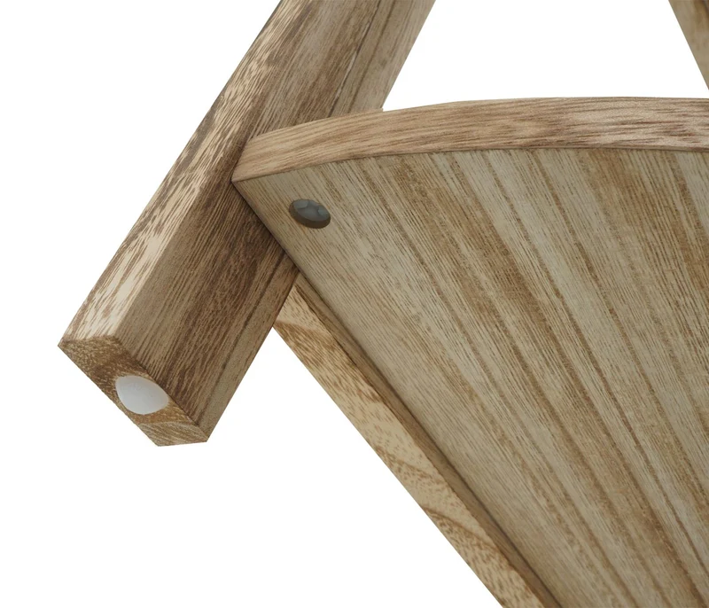 Étagère d'angle étagère de séjour 3 niveaux 80x37x37 cm MDF marron 04_0008635