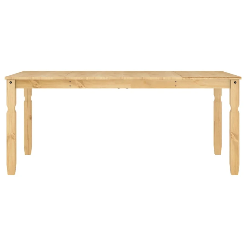 Table de salle à manger design rustique 180 x 90 x 75 cm bois massif de pin DEC036853