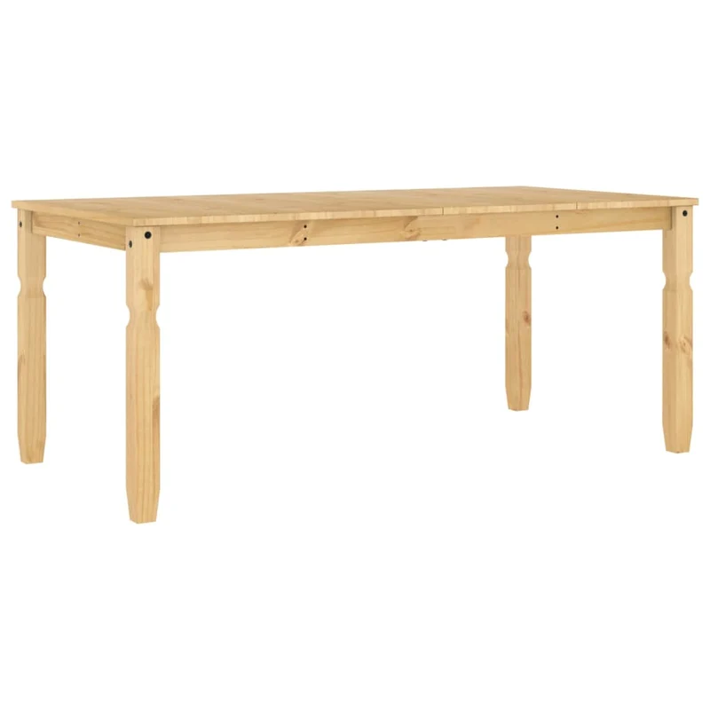 Table de salle à manger design rustique 180 x 90 x 75 cm bois massif de pin DEC036853