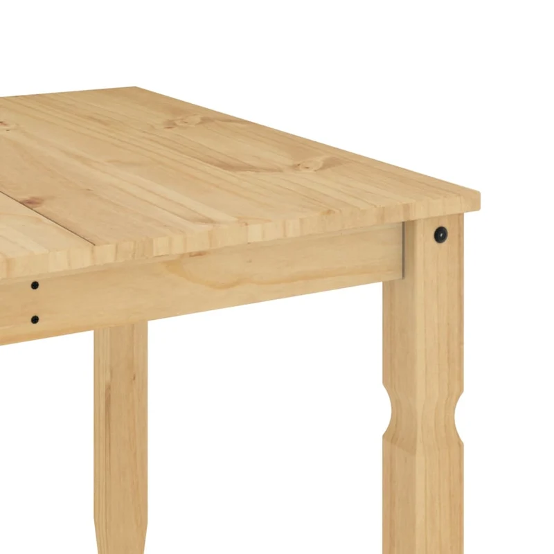 Table de salle à manger design rustique 180 x 90 x 75 cm bois massif de pin DEC036853