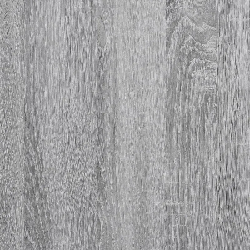 Table basse avec étagères 102 x 55 x 42 cm bois d'ingénierie gris DEC039996