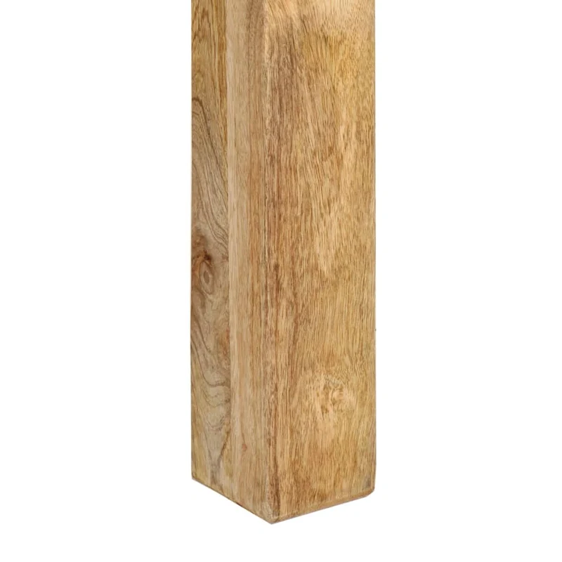 Table basse de salon design rustique 55 x 55 x 35 cm bois de manguier massif DEC037088