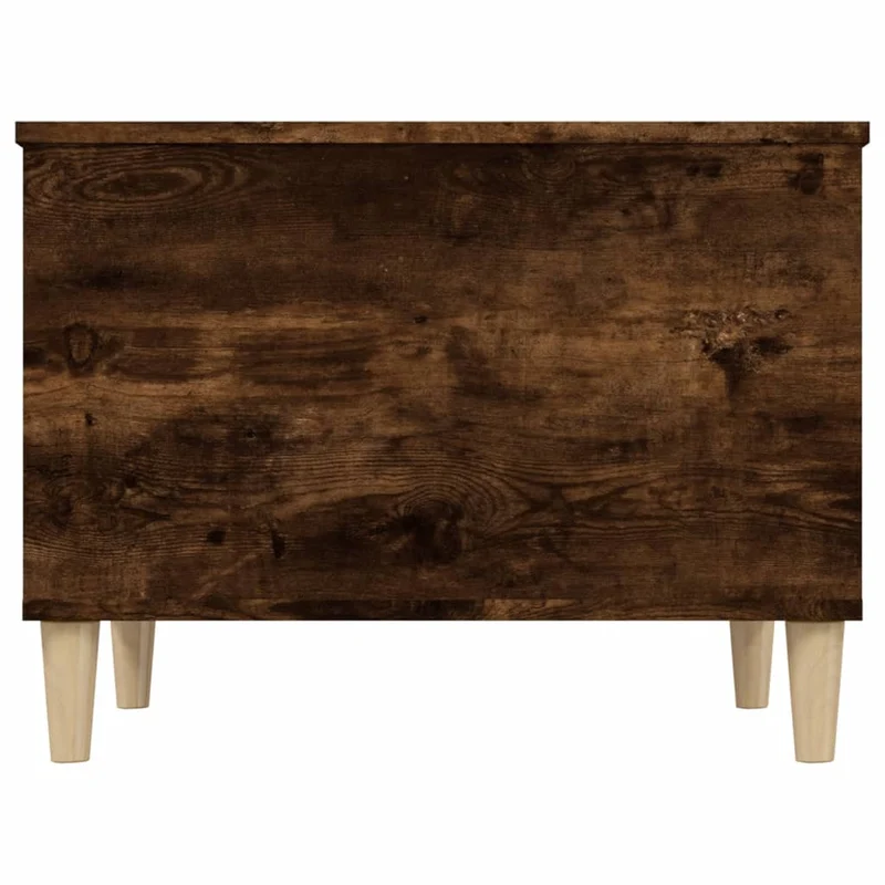 Table basse avec plateau relevable design rustique 60 x 44,5 x 45 cm bois d'ingénierie marron DEC038442