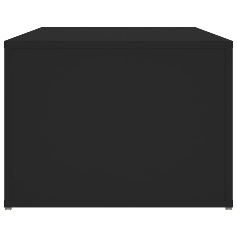 Table basse design moderne et minimaliste 100 x 50 x 36 cm bois d'ingénierie noir DEC039545