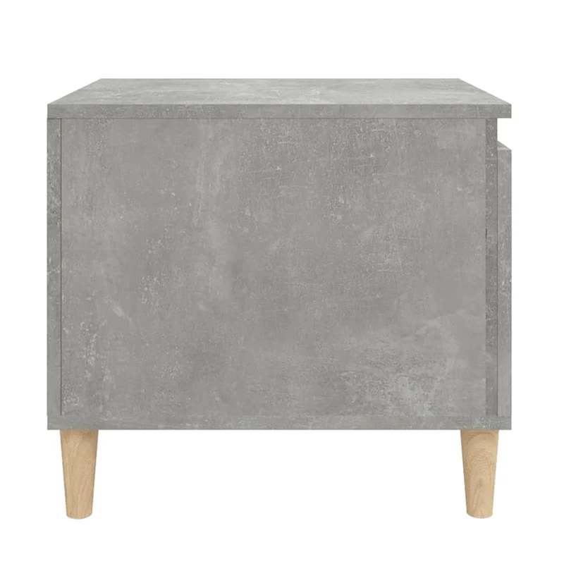 Table basse style industriel minimaliste 100 x 50 x 45 cm bois d'ingénierie gris DEC039232