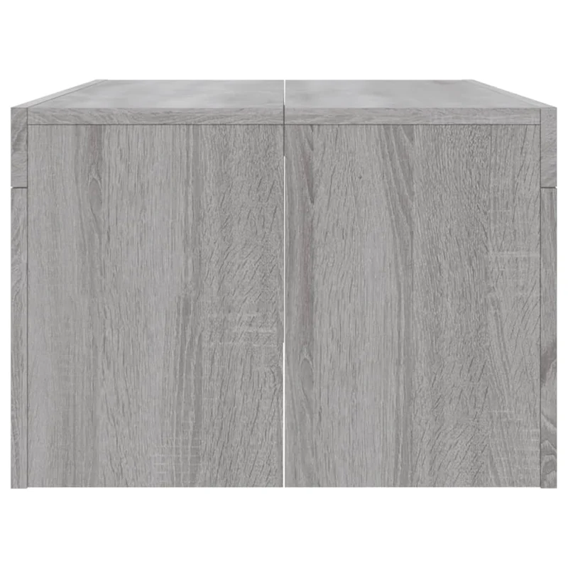 Table basse classique 102 x 50 x 36 cm bois d'ingénierie gris DEC039977